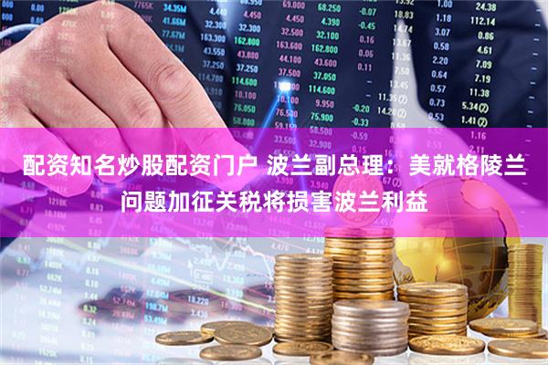 配资知名炒股配资门户 波兰副总理：美就格陵兰问题加征关税将损害波兰利益